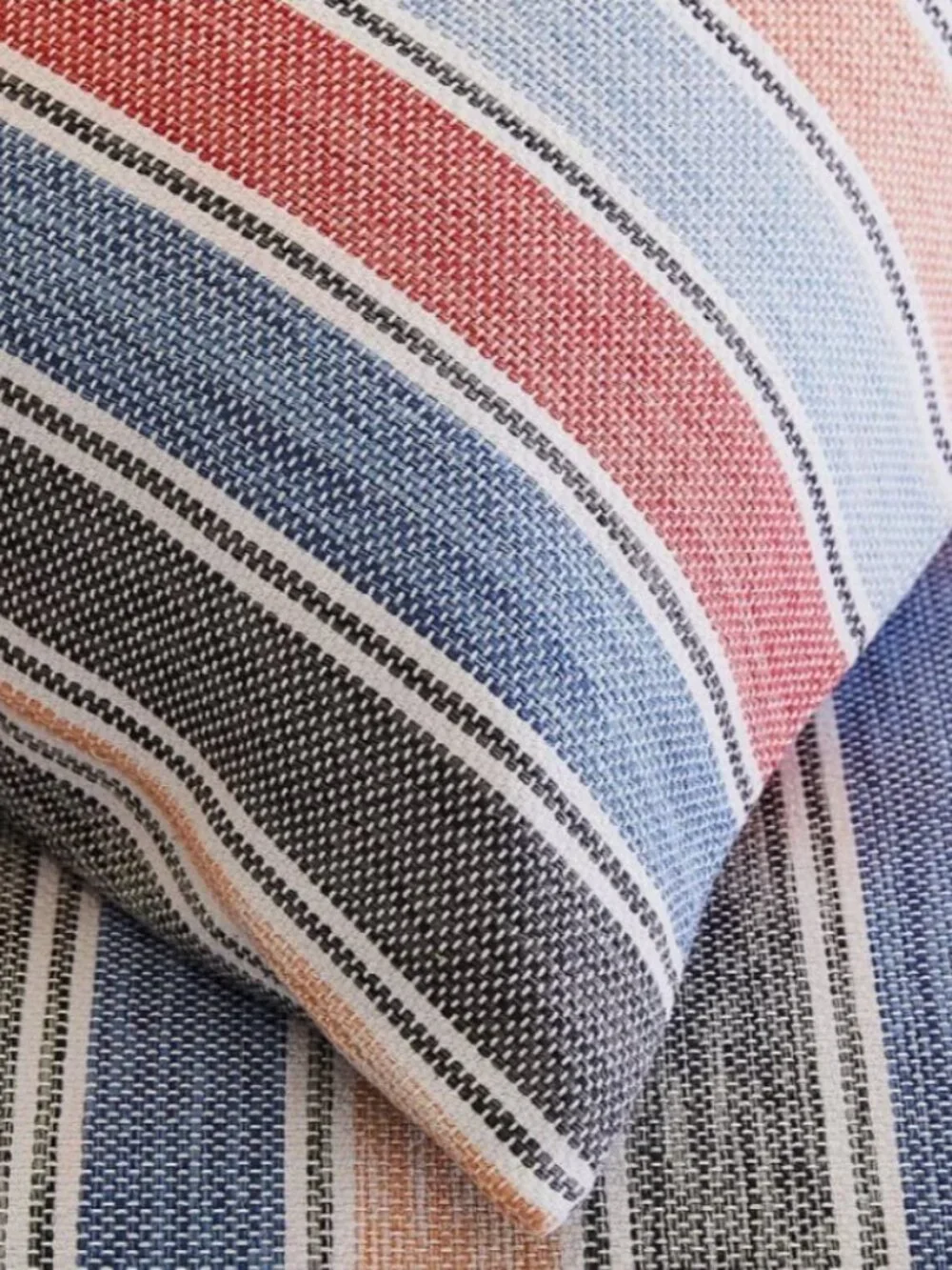 Pair of Pottery Barn Silas Stripe Euro Sham - Discontinued, NWT!